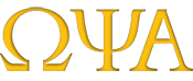 Alpha Psi Omega logo